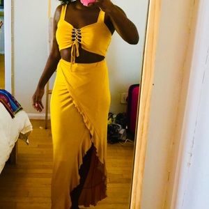 Co-ord skirt and top set